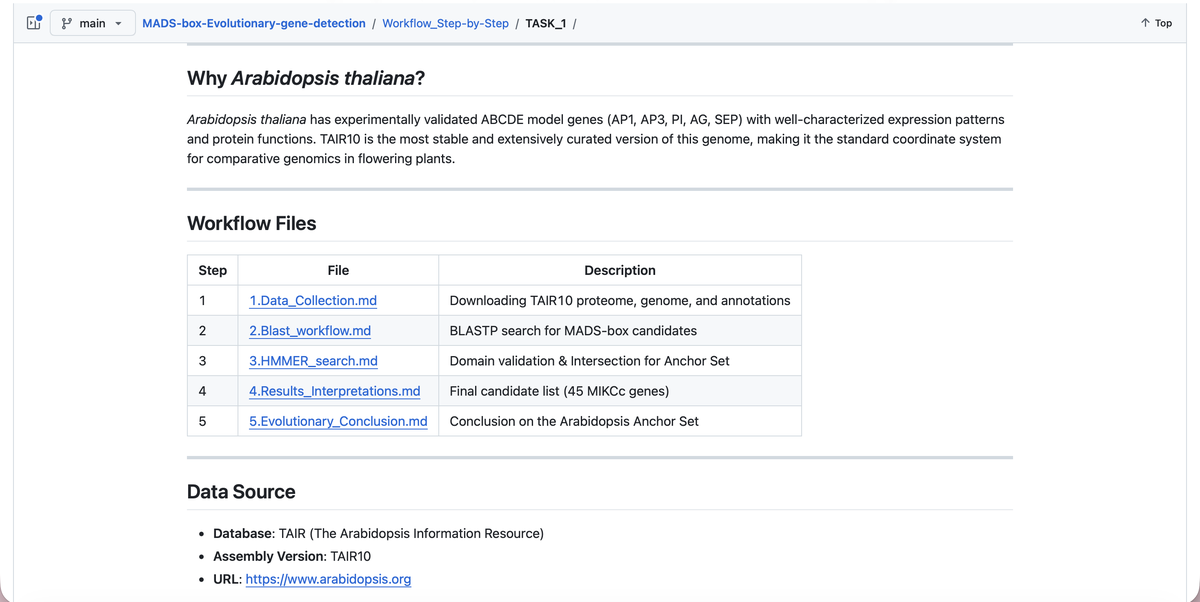 MADS-Box Gene Detection