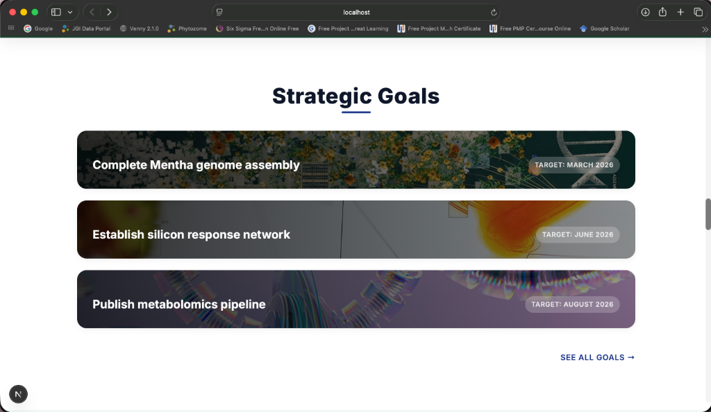 Herbal Omics Lab Screenshot